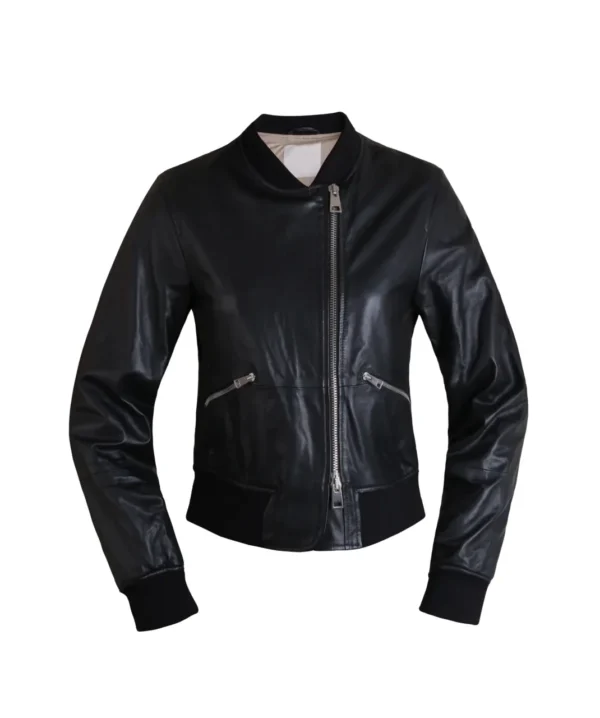 Black Mirage Leather Jacket