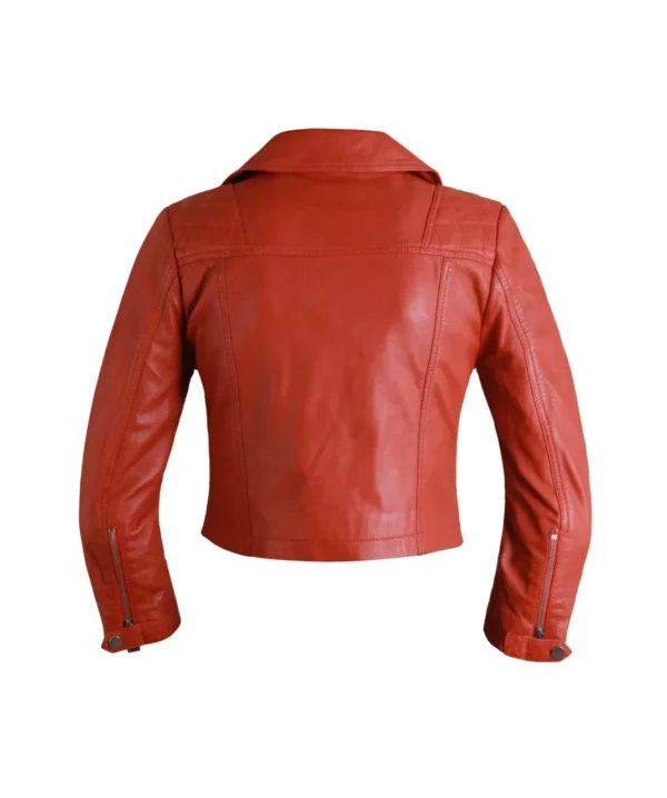 Espresso Luxe Women's Leather Jacket - Image 2