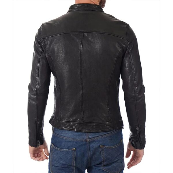 Ted Lasso Season 3 Roy Kent Black Leather Jacket - Image 3