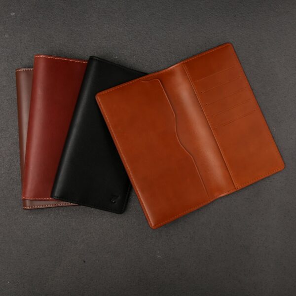 Elegant Cow Fine Grain Long Wallet - Image 2