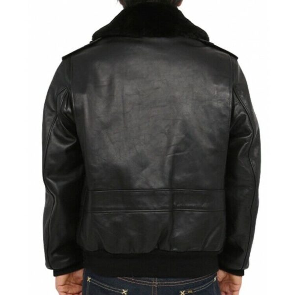 Rapper Drake Bomber Style Leather Jacket - Image 3