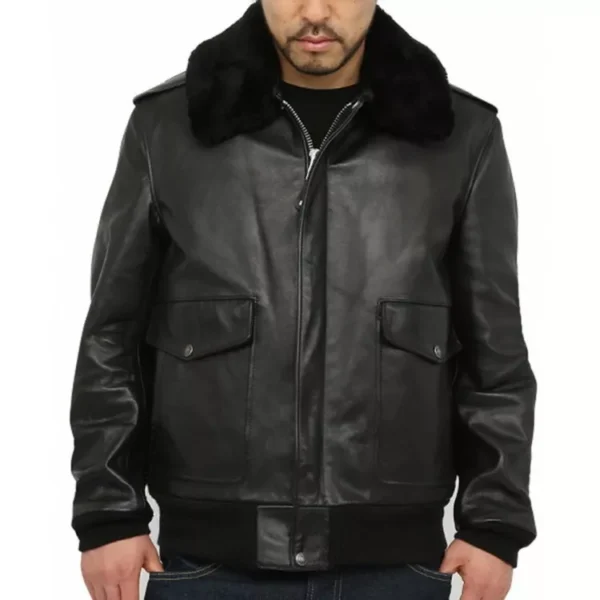Rapper Drake Bomber Style Leather Jacket - Image 4